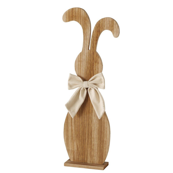 Hase BERNADO in braun aus Materialmix