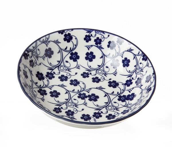 Schale SAKURA in blau aus Porzellan