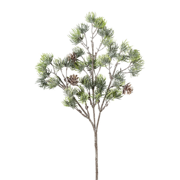 Kunstblume Cedernzweig in grün aus Kunststoff