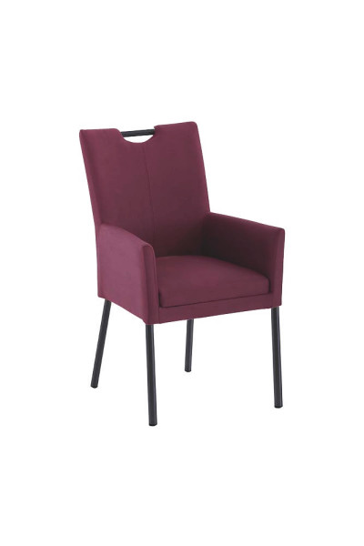 Polsterstuhl COLORADO in  Nirvana rot