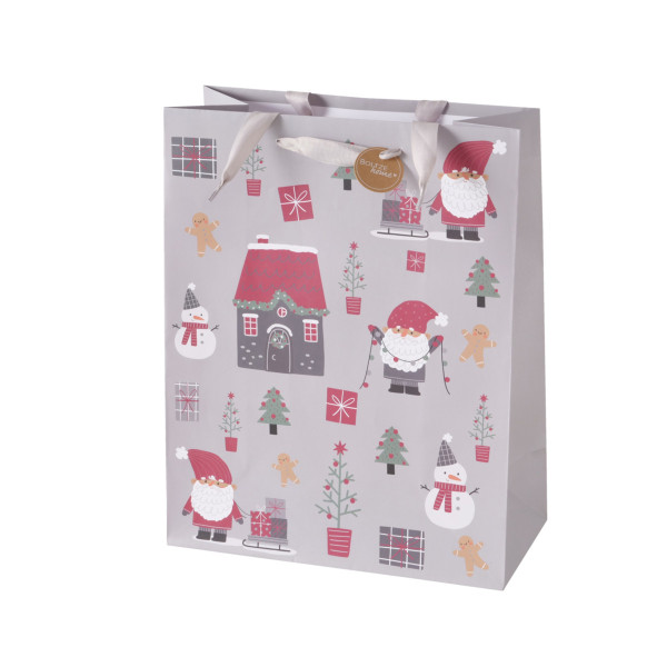 Geschenktasche MONTI in mehrfarbig aus Papier