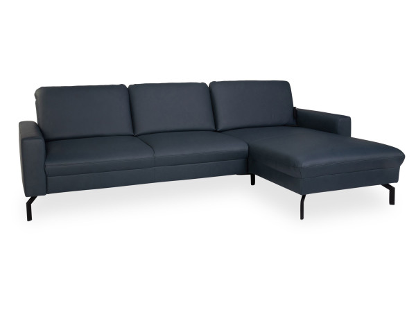 Polsterecke SYSTEMPOLSTER ZELDA in blue aus Leder