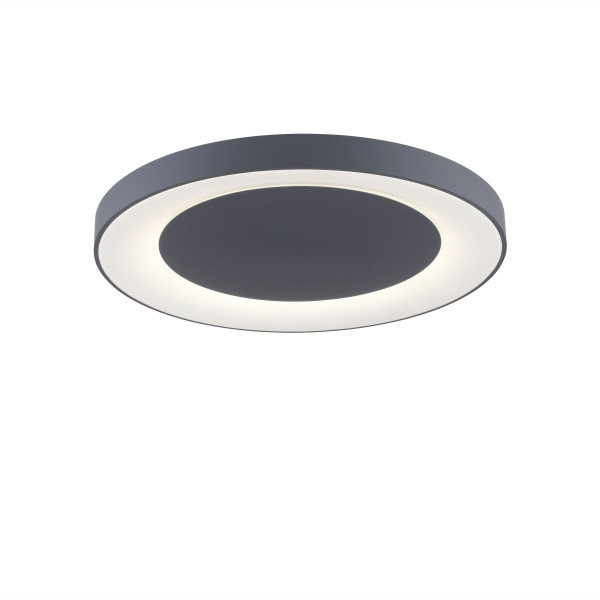 Deckenleuchte ANIKA in grau aus Kunststoff