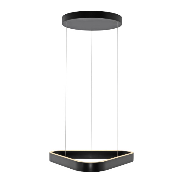 Pendelleuchte Q-STRETTO in schwarz