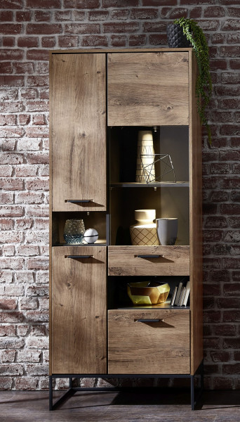 Vitrine HARPER WAKEFIELD in Haveleiche aus Dekor