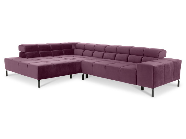 Polsterecke CATELYN in purple aus Stoff