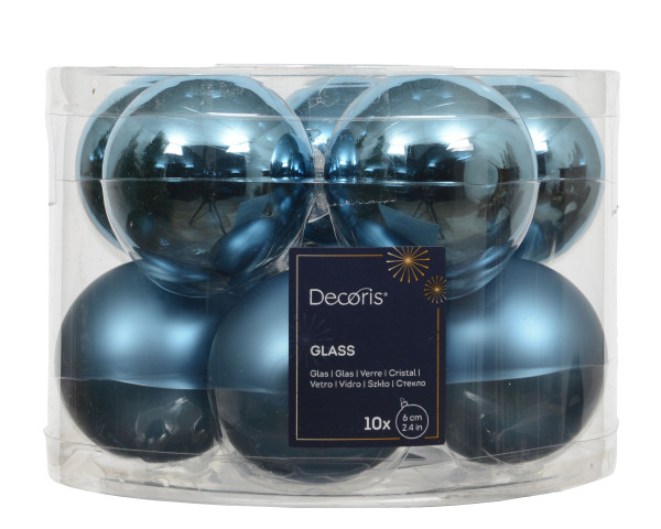 Weihnachtskugel-Box FOLKLOREBLAU