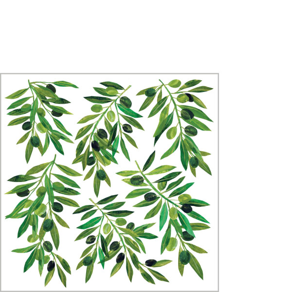 Servietten TRACEY`S OLIVIERS in bunt aus Papier