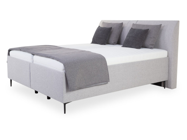 Polsterbett vito MELODY in 9854 grau aus Stoff
