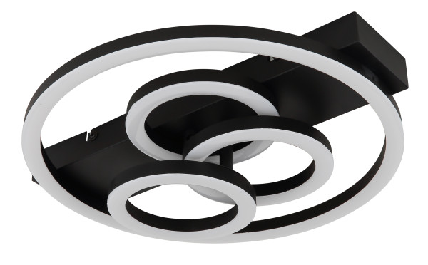 Deckenleuchte DARRYL I in schwarz aus Metall