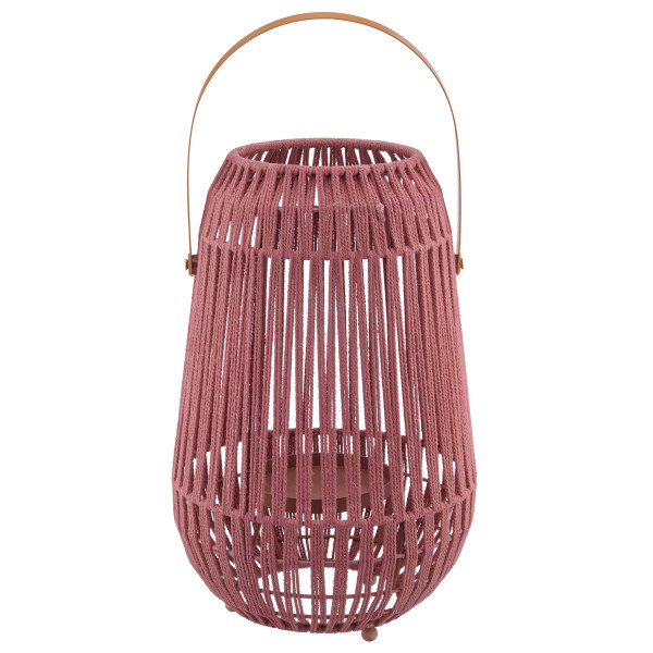 Windlicht in mauve aus Aluminium