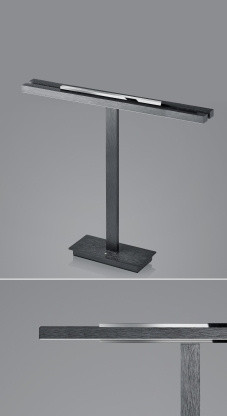 Tischleuchte ELEMENTS BEN in schwarz aus Metall