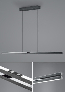 Pendelleuchte elements BEN in schwarz aus Metall