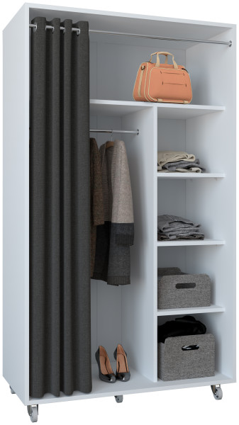 Schrank OSTILA in weiß aus Dekor