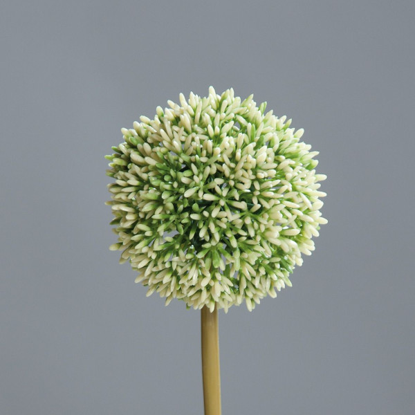 Kunstblume Allium in weiß aus Kunststoff