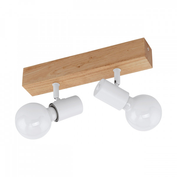 Wand-/Deckenspot TOWNSHEND 3 in mehrfarbig aus Holz