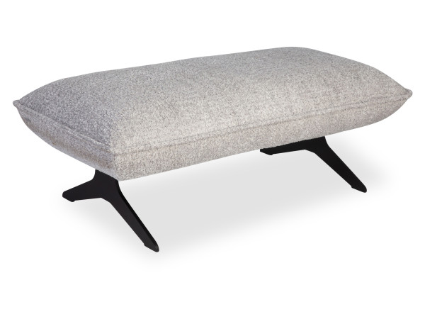 Hockerbank KOINOR BUDDY in grau aus Stoff