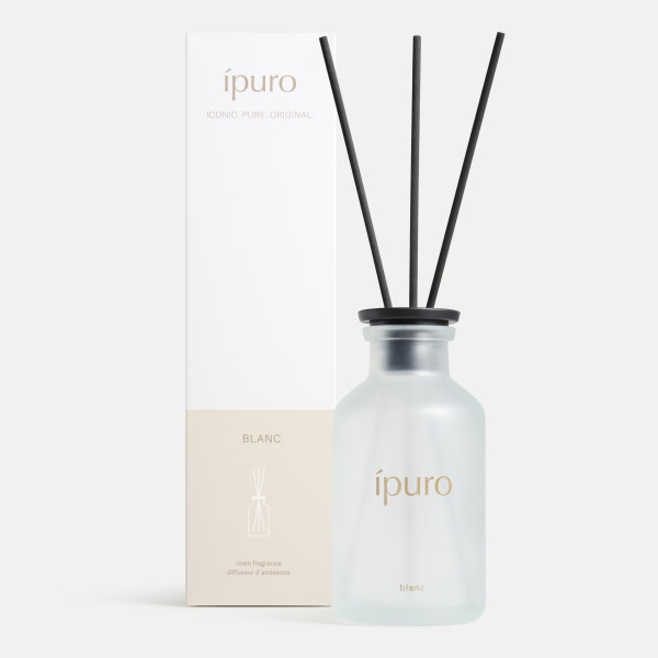 Raumduft ipuro BLANC in beige aus Glas