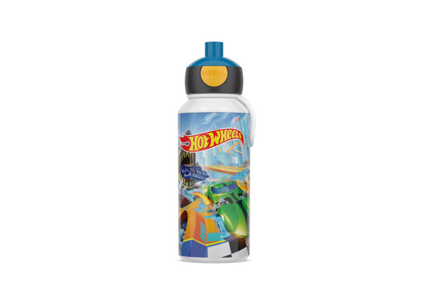 Trinkflasche HOT WHEELS in blau aus Kunststoff