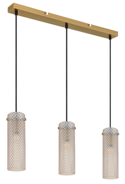 Hängeleuchte KAROLO in goldfarben aus Metall