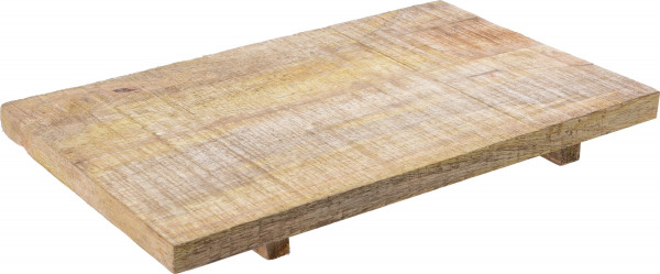 Tablett Holz (BHT 40,5x4x25 cm)