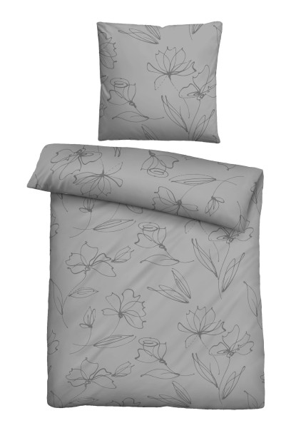 Bettwäsche Satin in mehrfarbig aus Baumwolle