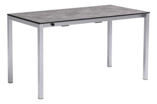 Gartentisch CUBIC in silberfarben