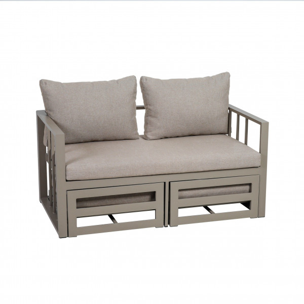 Gartensofa greemotion Nassau in grau