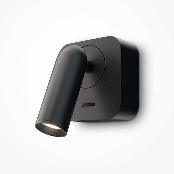 Wandleuchte MIRAX in schwarz aus Metall