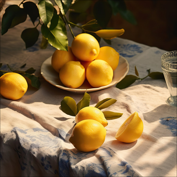 Glasbild LEMONS IV