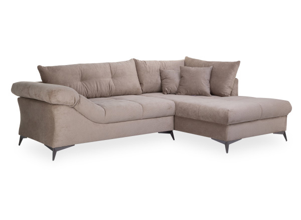 Polsterecke Elastoform NOAMI in taupe aus Stoff