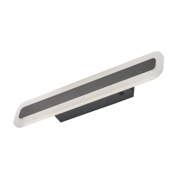 Wandleuchte STREEP in schwarz aus Metall