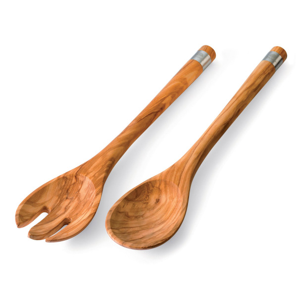 Salatbesteck BERARD AERO in natur aus Holz