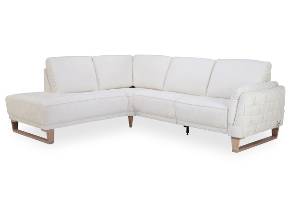 Polsterecke SANSIBAR SALTUM in Ivory aus Stoff