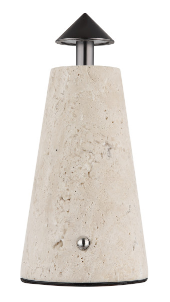 Tischleuchte LIVA in grau aus Stein