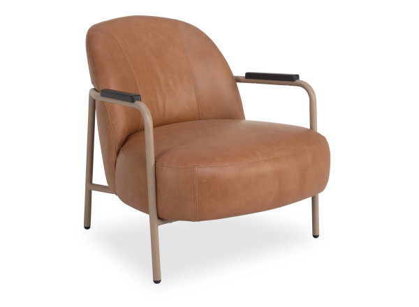 Sessel HARPER MATOUR in cognac aus Leder