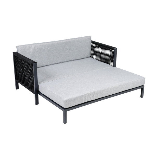 Hundesofa greemotion Outdoor in grau aus Aluminium