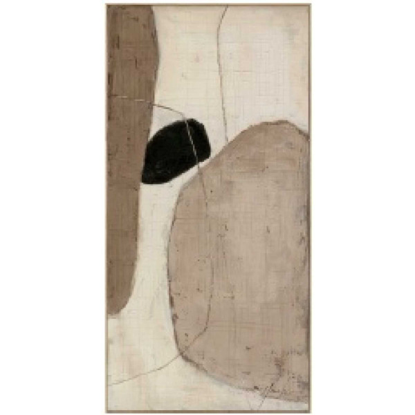 Originalbild ORGANIC STILLNESS in braun aus Materialmix