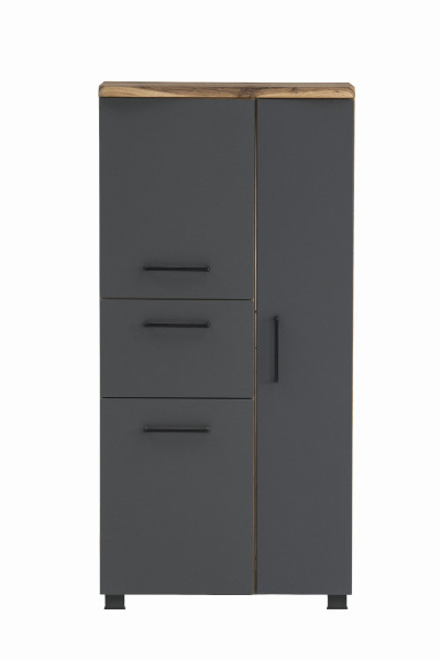 Midischrank vito KEYTO in grau aus Dekor