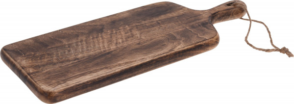 Schneid-/Servierbrett braun (LBH 40x15x2 cm)