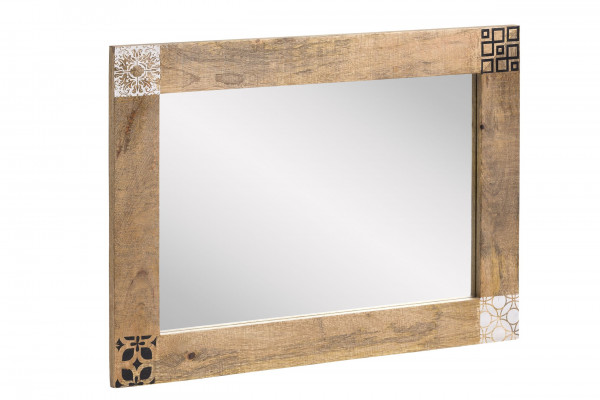 Wandspiegel ANIMATE in mango aus Holz