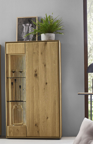 Highboard hartmann VALA in Kerneiche aus Massivholz