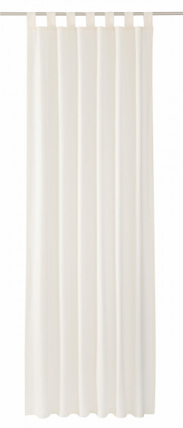 Schlaufenvorhang TOM TAILOR in beige aus Baumwolle