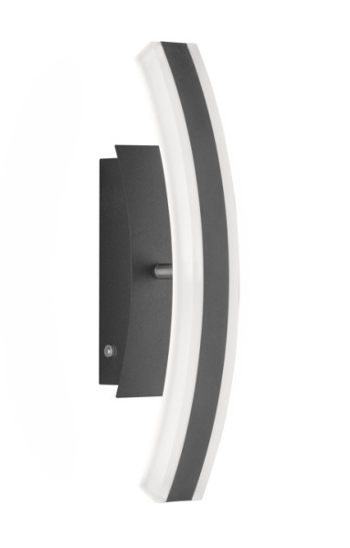 Wandleuchte STIFF TW in schwarz aus Metall