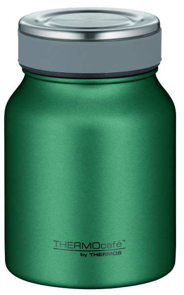 Isolier-Speisebehälter THERMOCAFÉ BY THERMOS in moosgrün aus Edelstahl