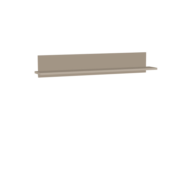 Wandboard HARPER FORFAR in taupe aus Dekor