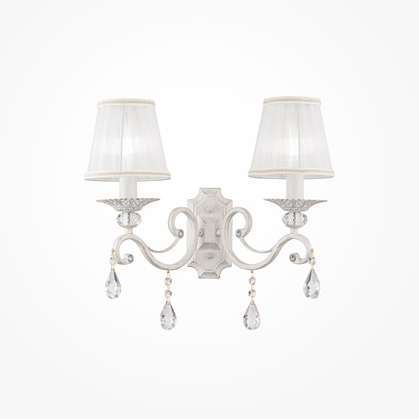 Wandleuchte GRACE in weiß aus Metall