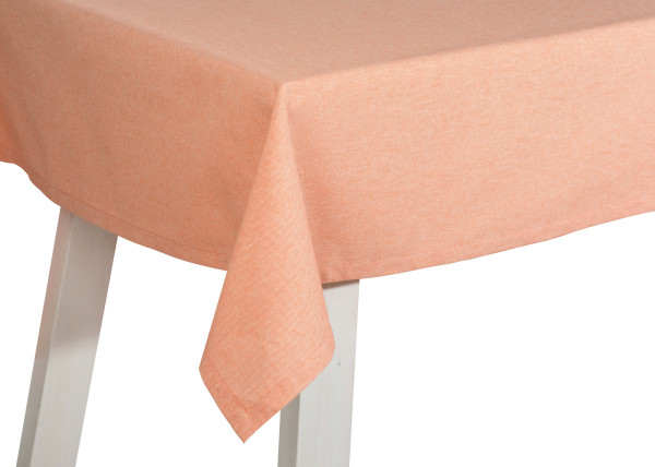 Tischdecke FARO in orange aus Mischgewebe