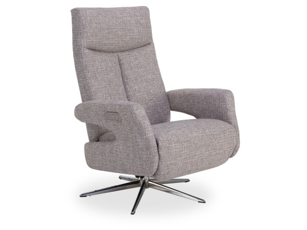 Relaxsessel KUNO in taupe aus Stoff