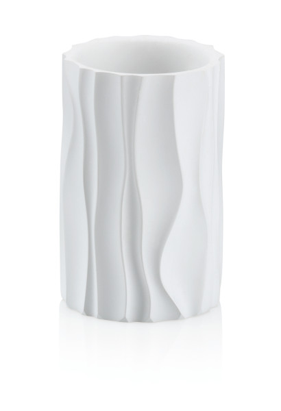 Becher MERIDA in weiß aus Kunststoff